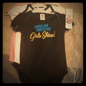 NFL Panthers onesies